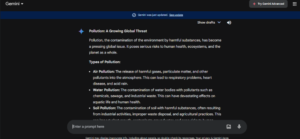 Image of Gemini AI Generated Content
